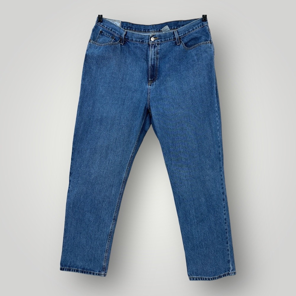 John B Stetson Blue Jeans 44x34‎ Mens Denim 1520 Standard Straight Leg